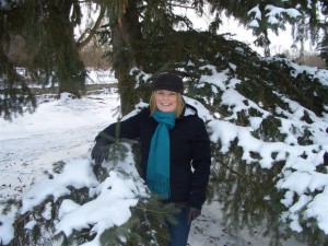 New Year's Day - Fern in the snow